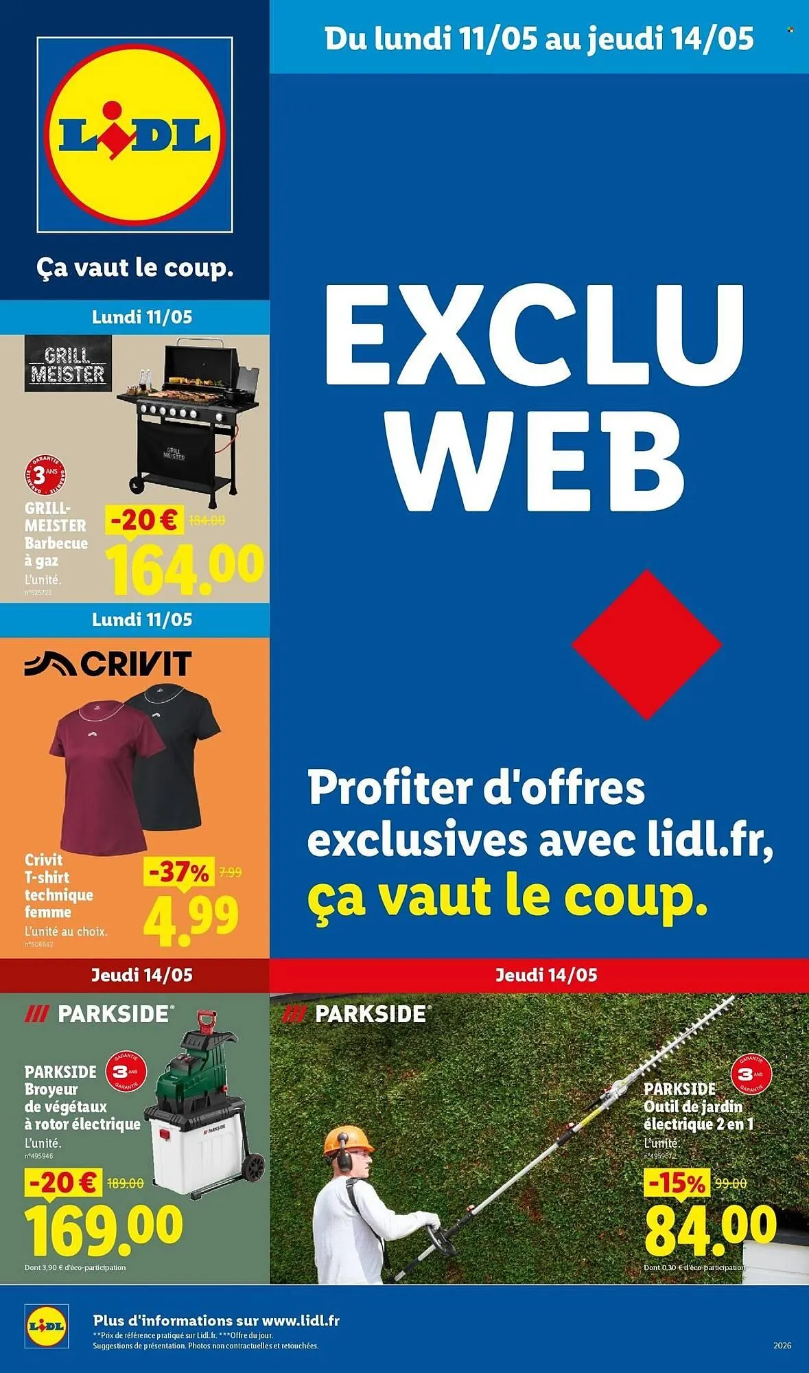 Catalogue Lidl du 11 mai au 14 mai 2026 - Catalogue page 1