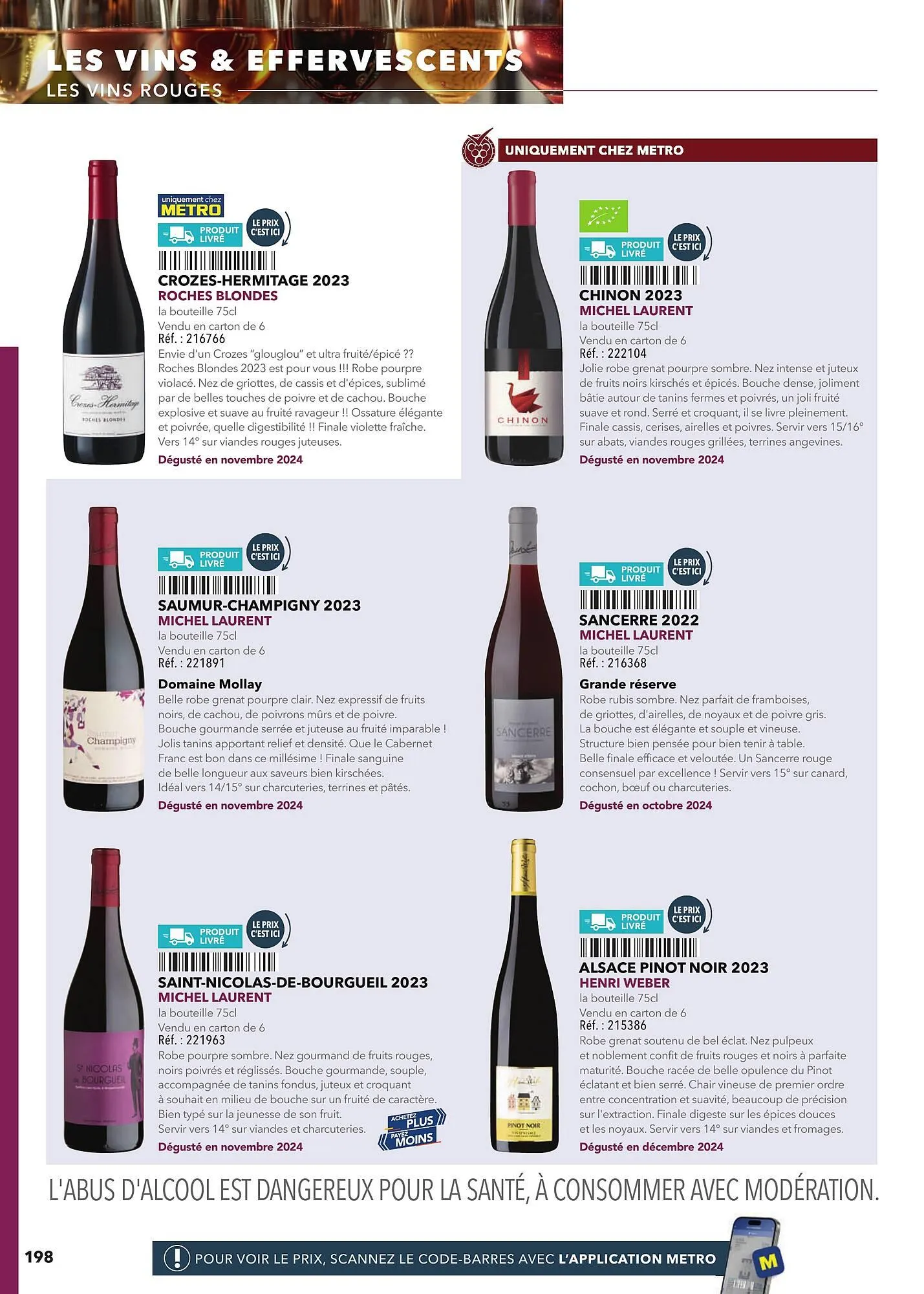 Catalogue METRO du 2 mars au 31 décembre 2025 - Catalogue page 198