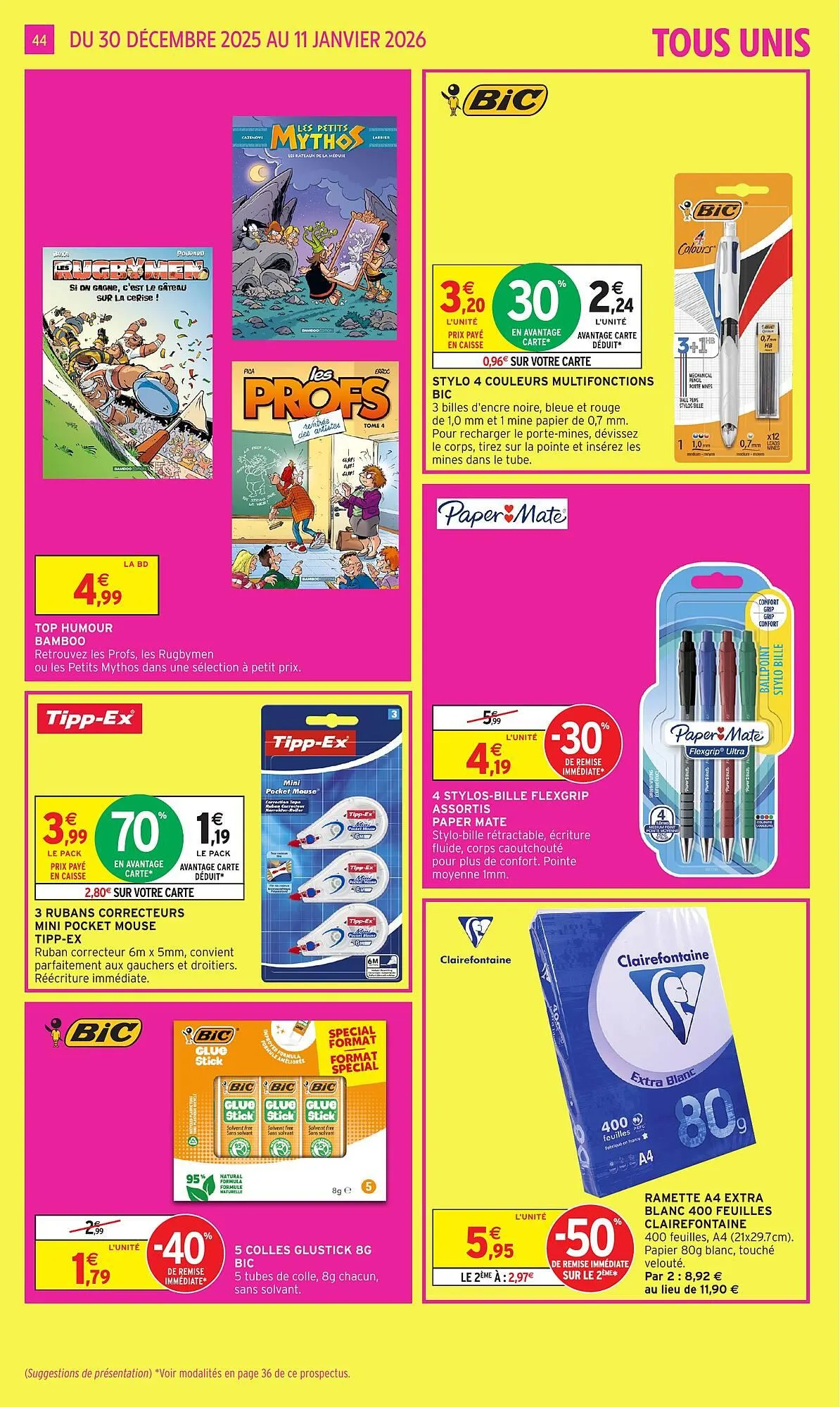 Catalogue Intermarché du 30 décembre au 11 janvier 2026 - Catalogue page 44