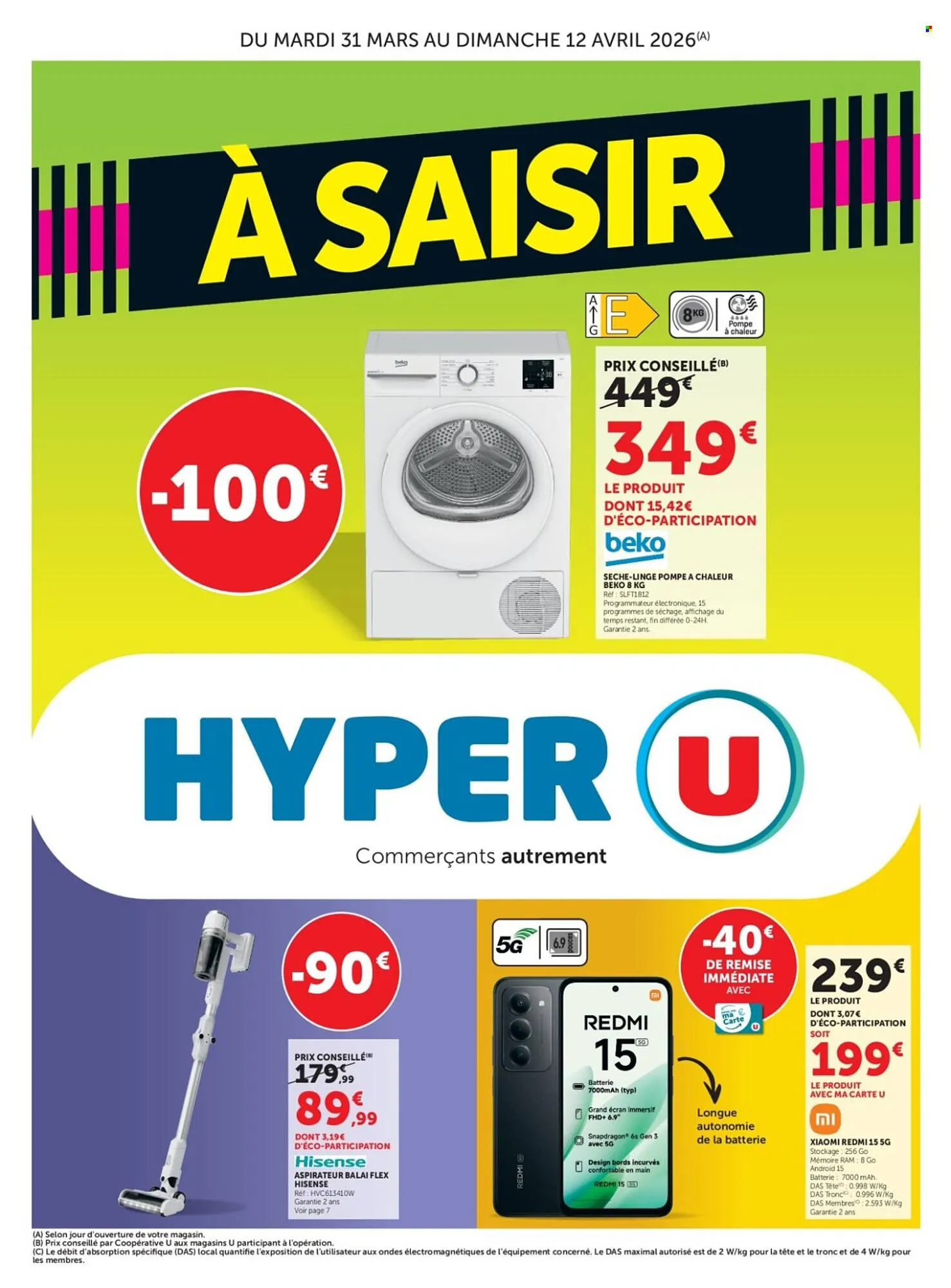 Catalogue Hyper U du 31 mars au 12 avril 2026 - Catalogue page 1