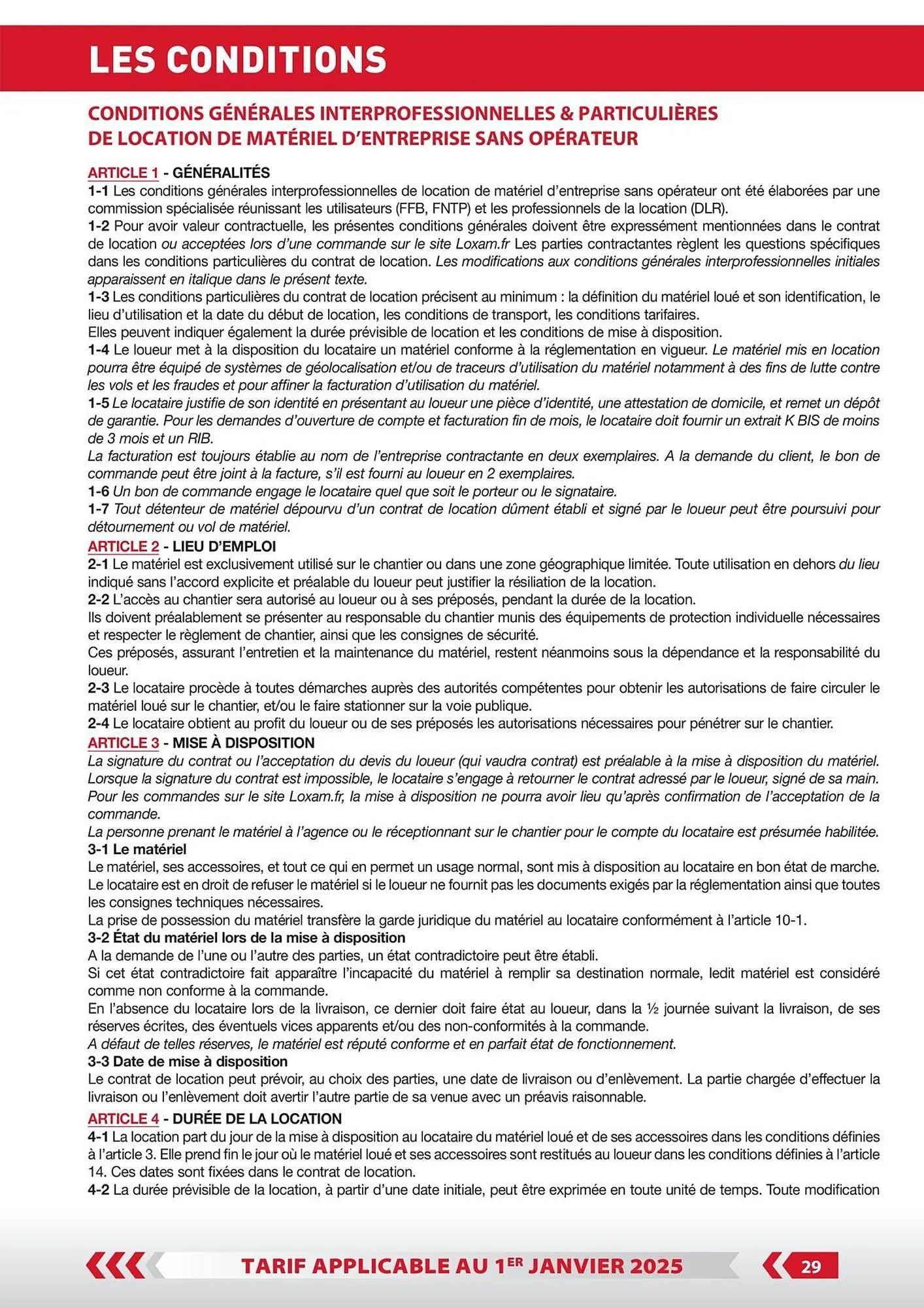 Loxam Catalogue du 3 janvier au 31 décembre 2025 - Catalogue page 26
