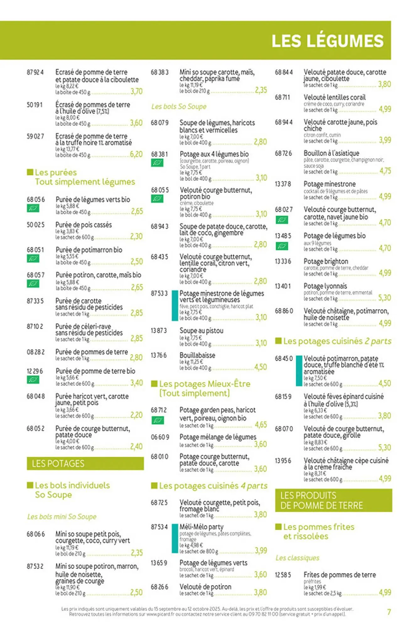 Catalogue Picard du 15 septembre au 16 novembre 2025 - Catalogue page 7