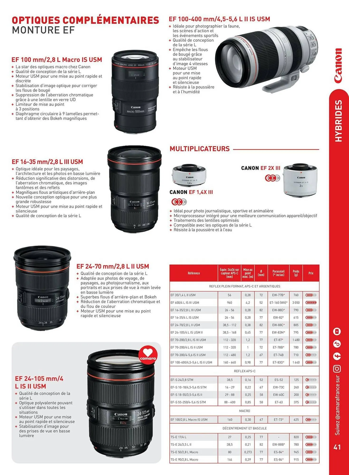 Catalogue Camara du 2 juillet au 31 décembre 2025 - Catalogue page 41