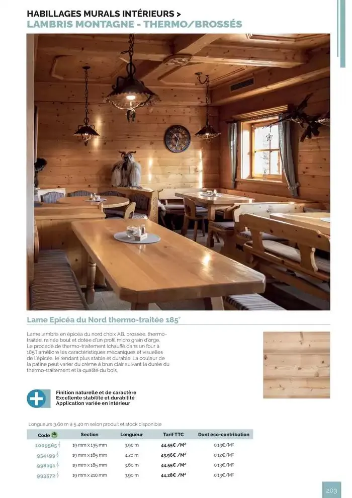 BOIS PANNEAUX 2025 2026 du 30 avril au 31 décembre 2026 - Catalogue page 203