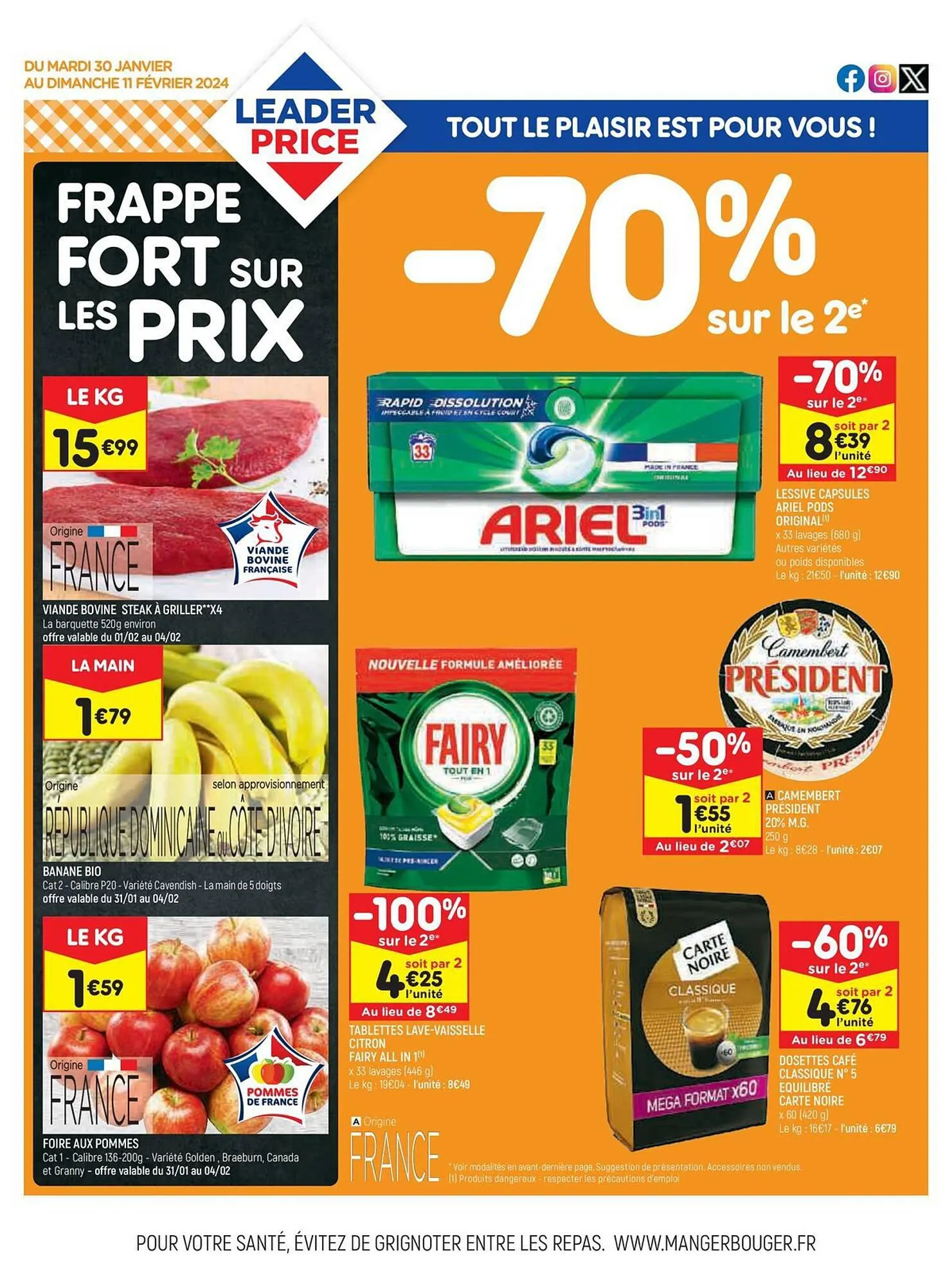 Catalogue Leader Price du 30 janvier au 11 février 2024 - Catalogue page