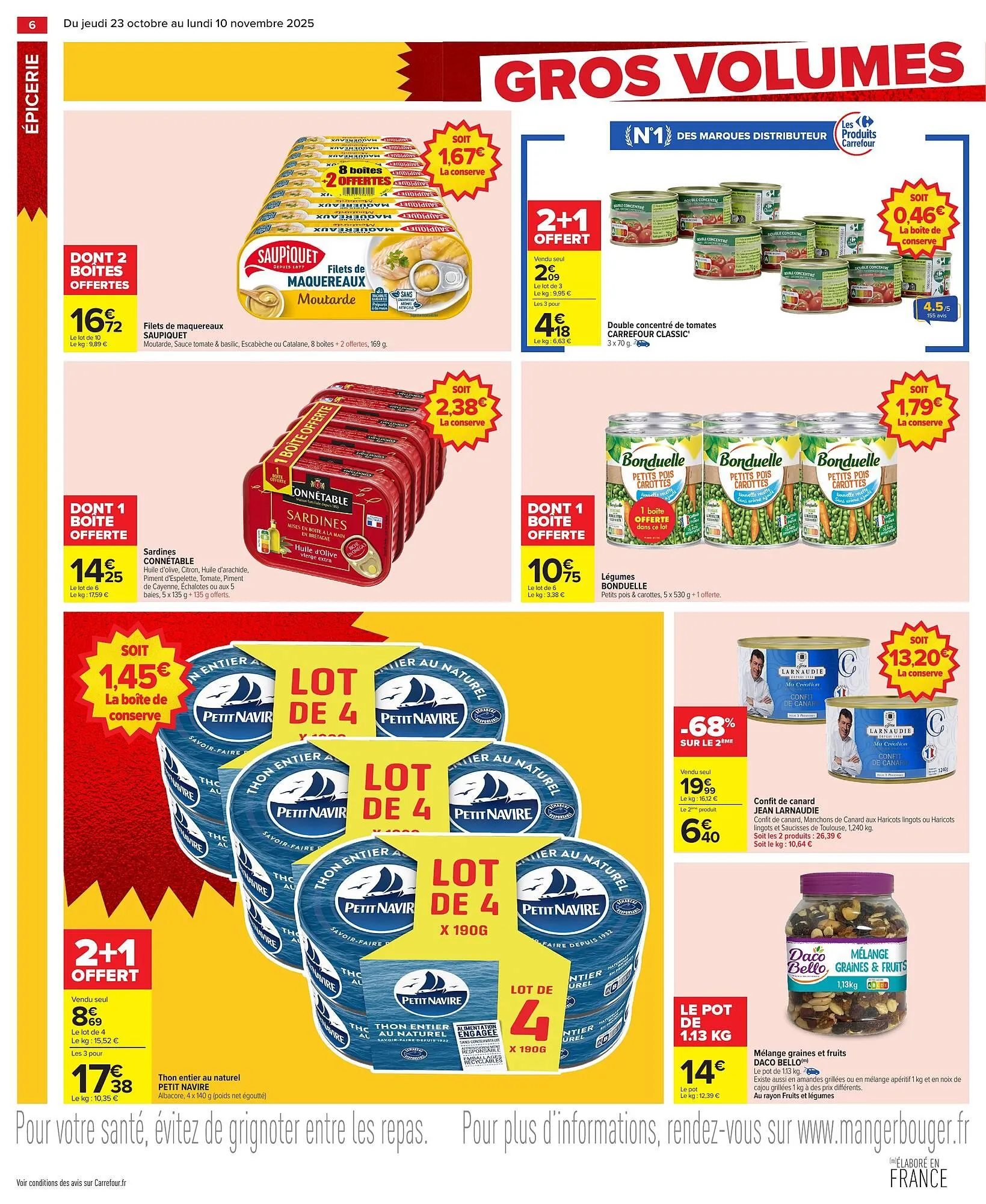 Catalogue Carrefour du 23 octobre au 10 novembre 2025 - Catalogue page 8
