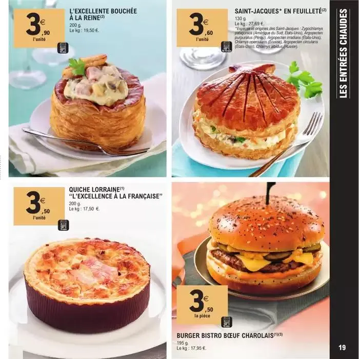 CARTE TRAITEUR PERMANENTE - MIXTE du 8 avril au 17 novembre 2025 - Catalogue page 19