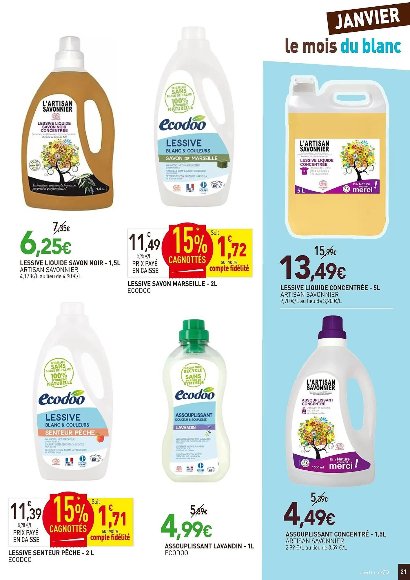 Catalogue naturéO du 7 janvier au 1 février 2026 - Catalogue page 21