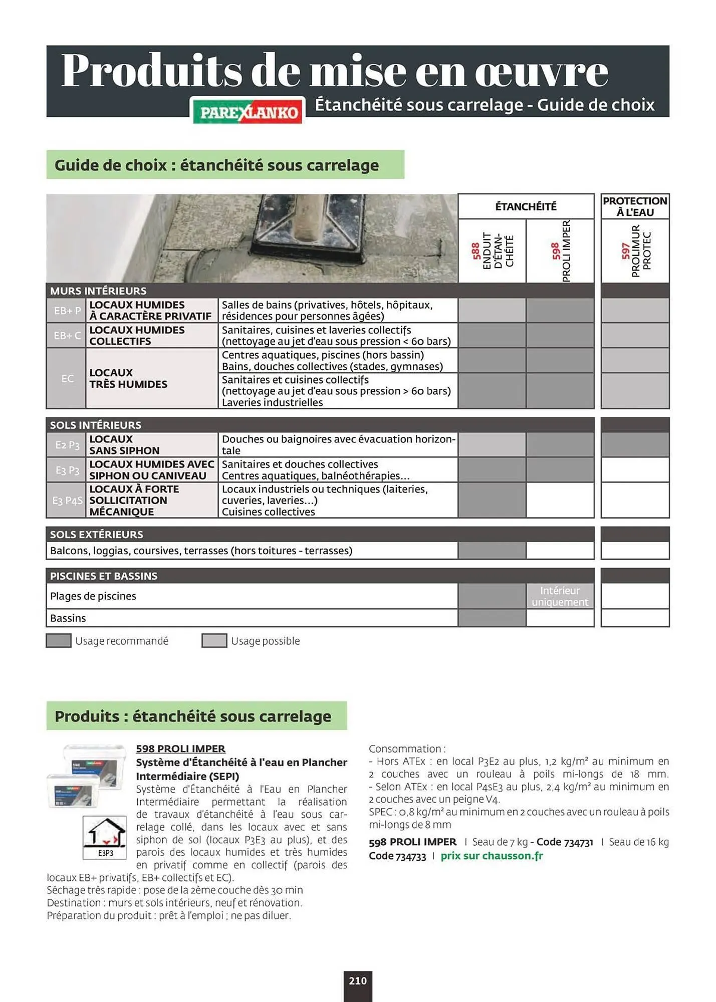 Catalogue Chausson Matériaux du 12 septembre au 31 décembre 2026 - Catalogue page 212