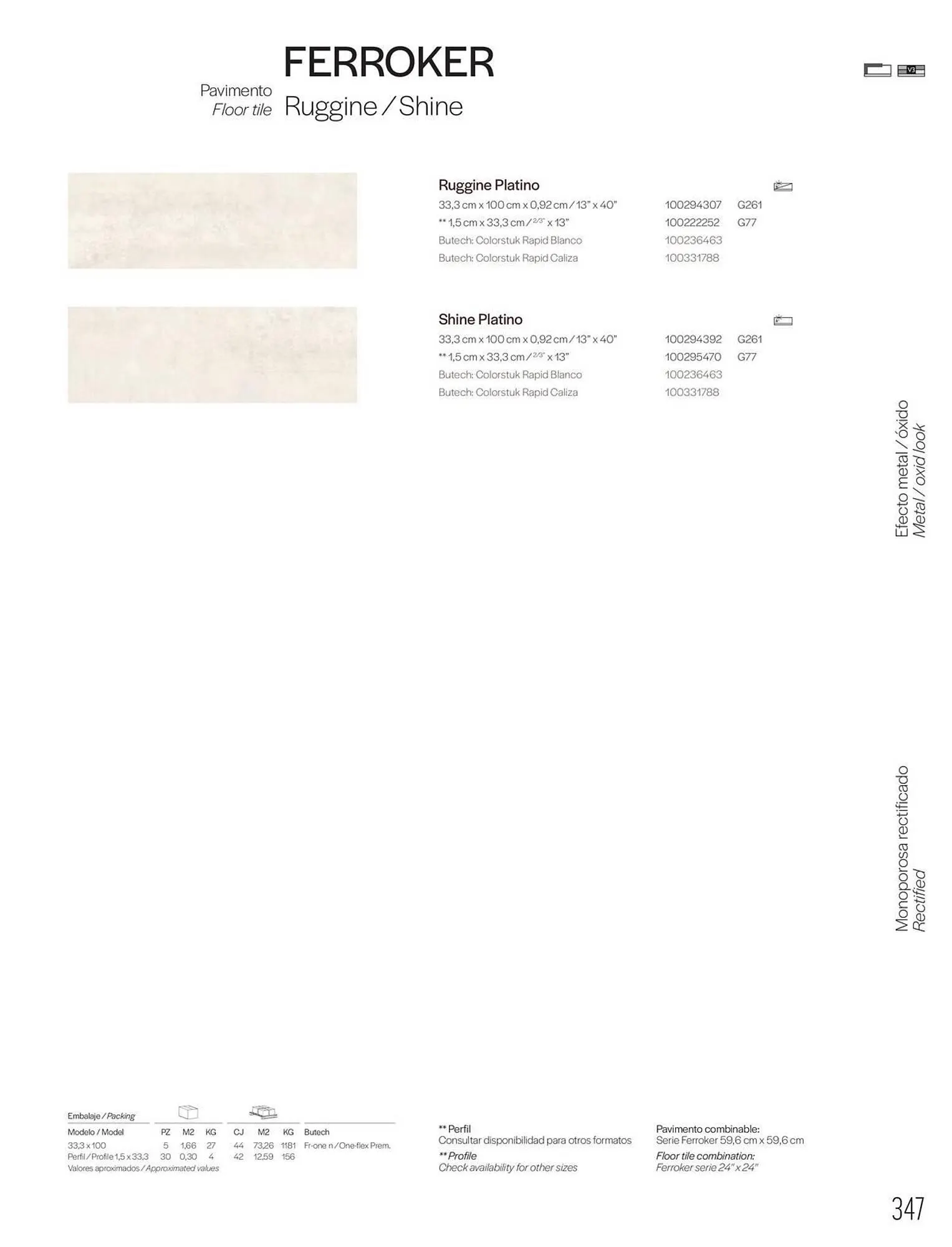 Catalogue Porcelanosa du 27 janvier au 31 décembre 2025 - Catalogue page 349