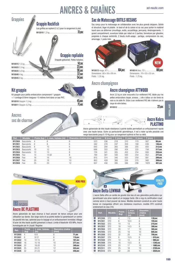 Catalogue Accastillage Diffusion 2025 du 1 janvier au 31 décembre 2025 - Catalogue page 201