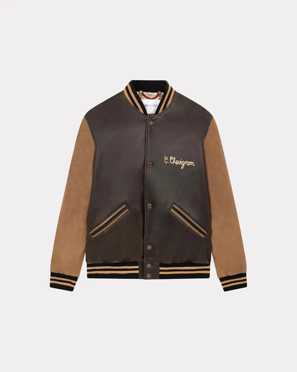 Blouson en cuir century 90 cacao