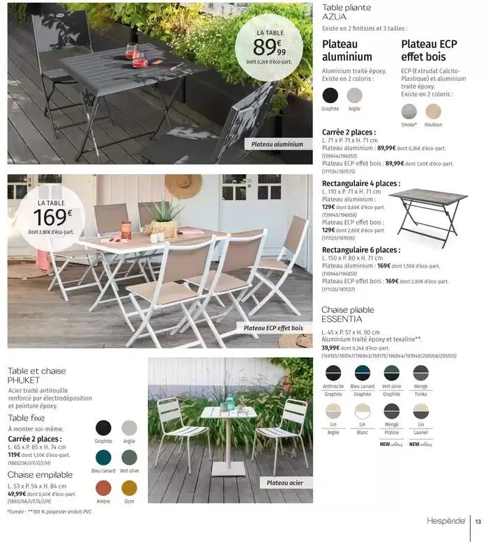 Hesperide 2025 du 12 février au 31 août 2025 - Catalogue page 13