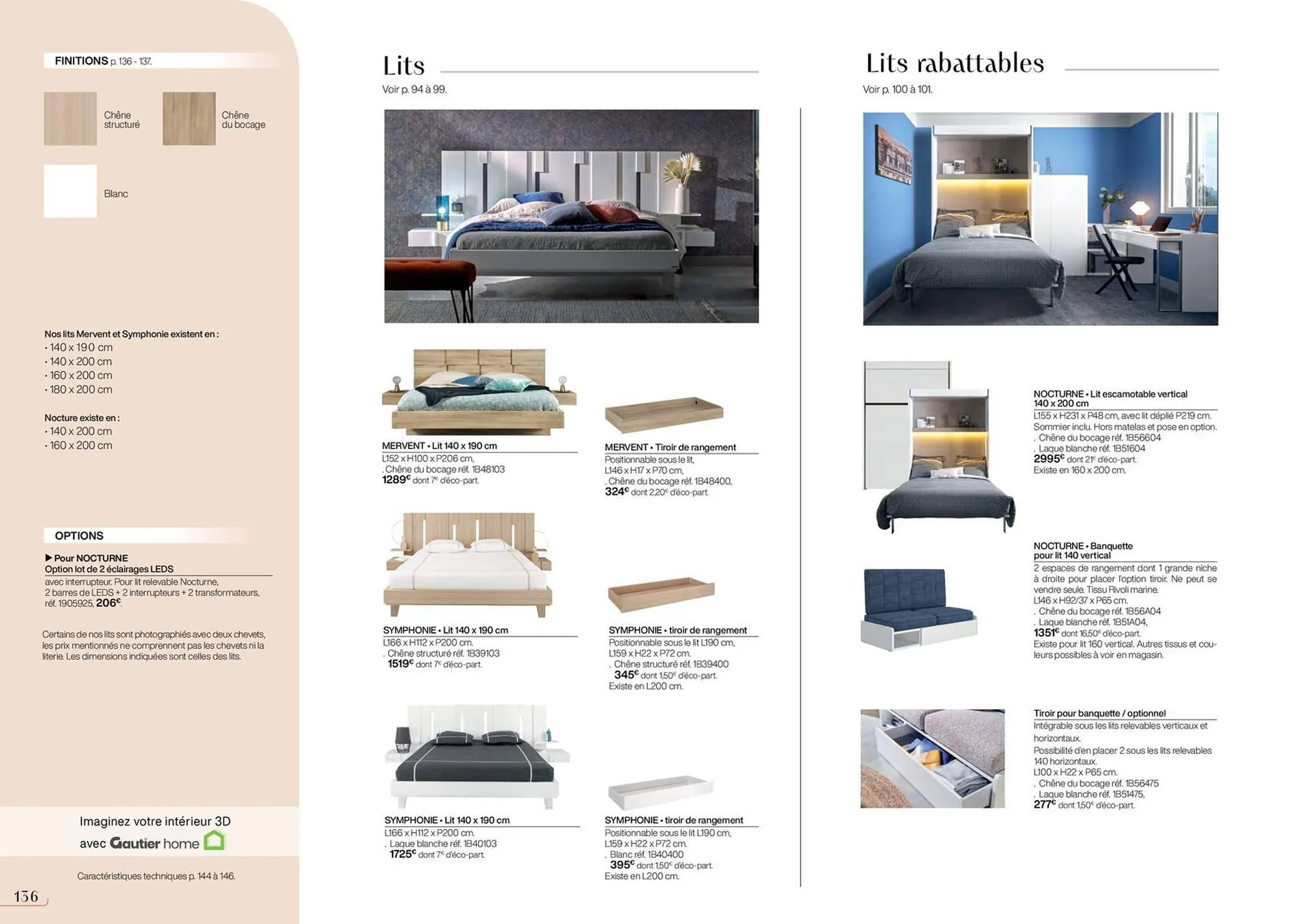 Catalogue Gautier du 6 septembre au 31 décembre 2025 - Catalogue page 136