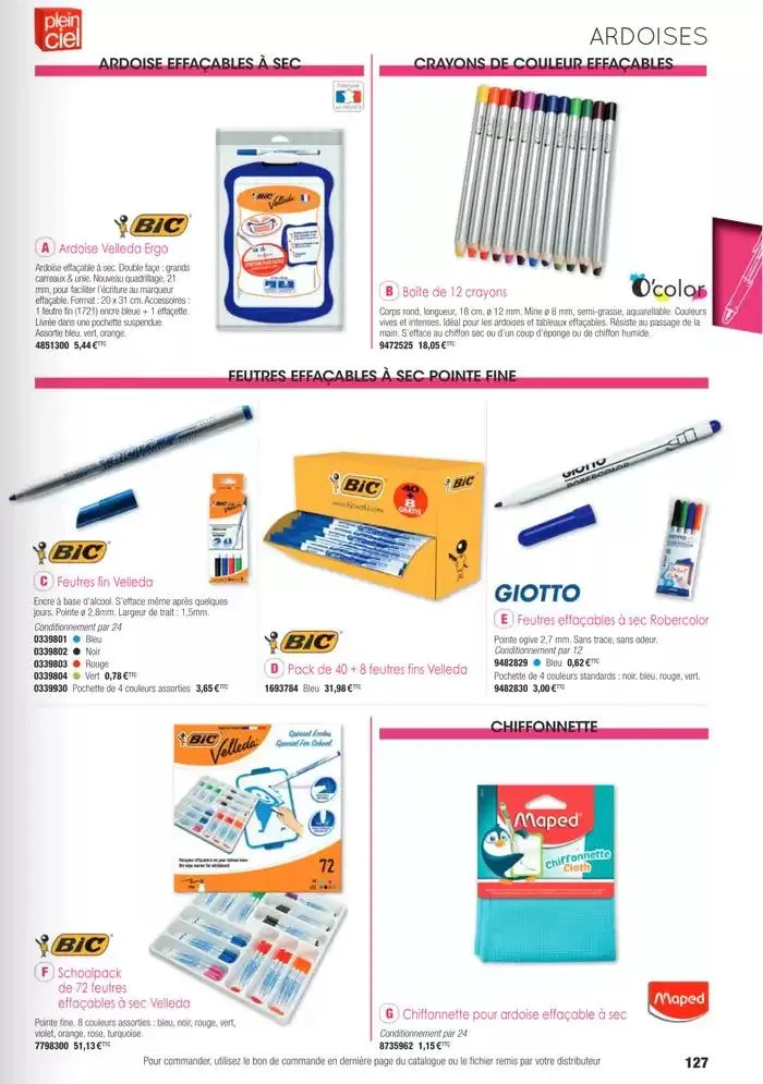 Écoles et loisirs 2025 du 1 janvier au 31 décembre 2025 - Catalogue page 127