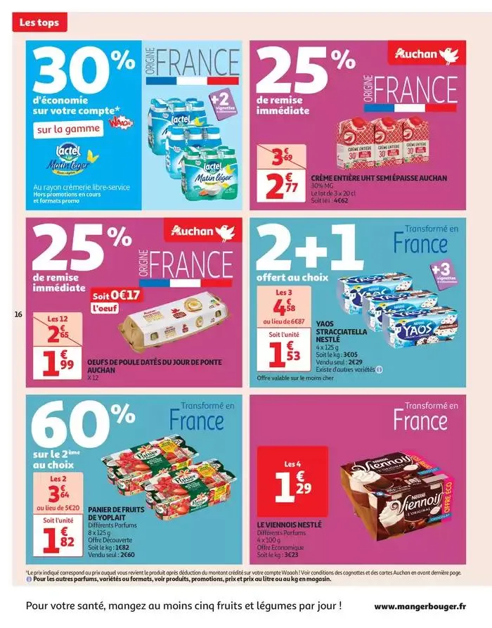 Des prix aussi bas, c'est le top du 29 avril au 11 mai 2025 - Catalogue page 16