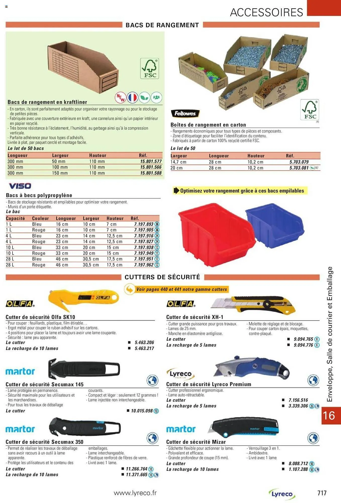 Catalogue Lyreco du 15 mai au 31 décembre 2023 - Catalogue page 717