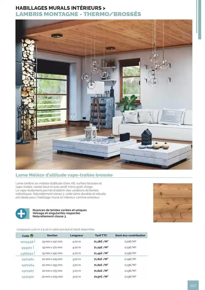 BOIS PANNEAUX 2025 2026 du 30 avril au 31 décembre 2026 - Catalogue page 207