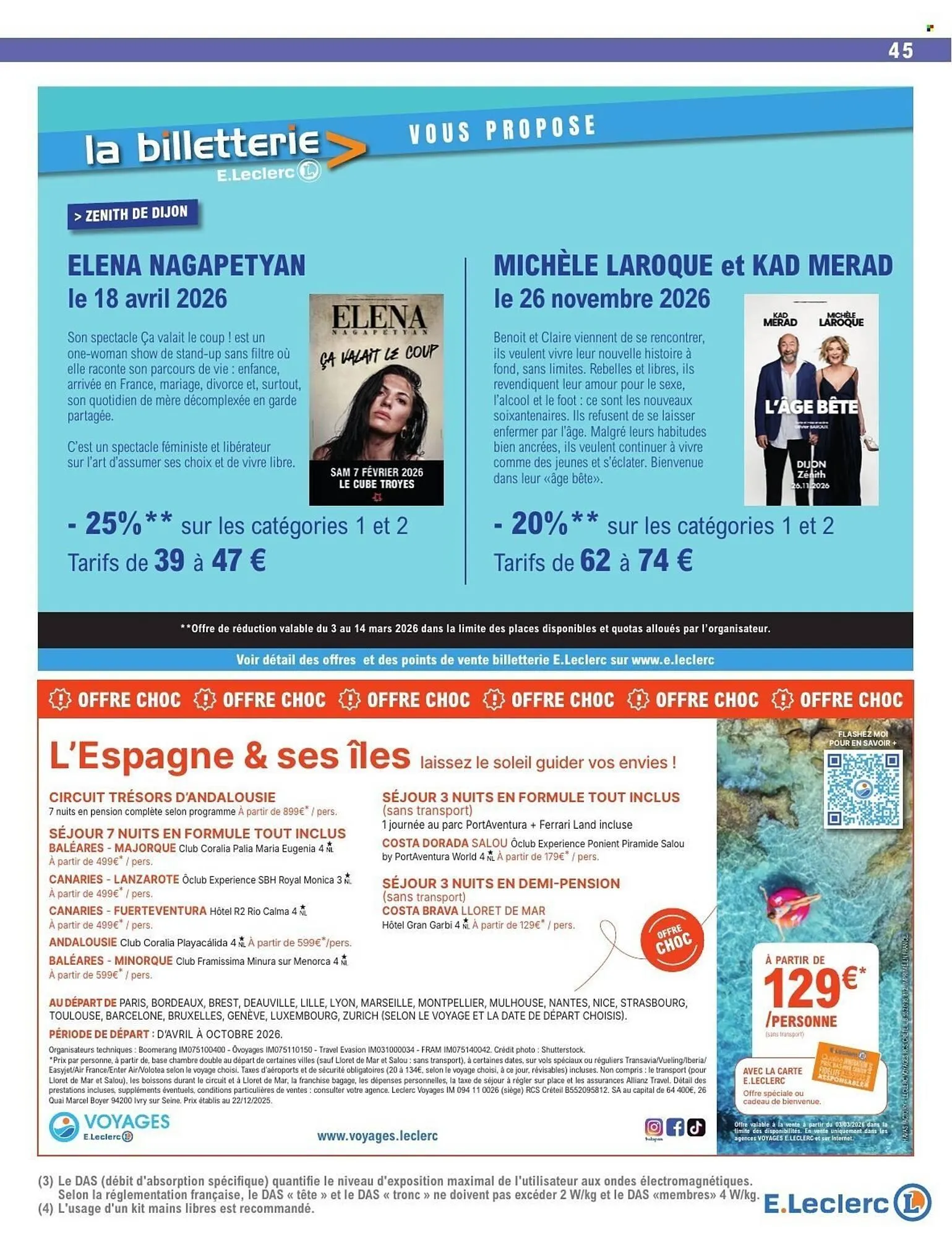 Catalogue E.Leclerc du 3 mars au 14 mars 2026 - Catalogue page 45