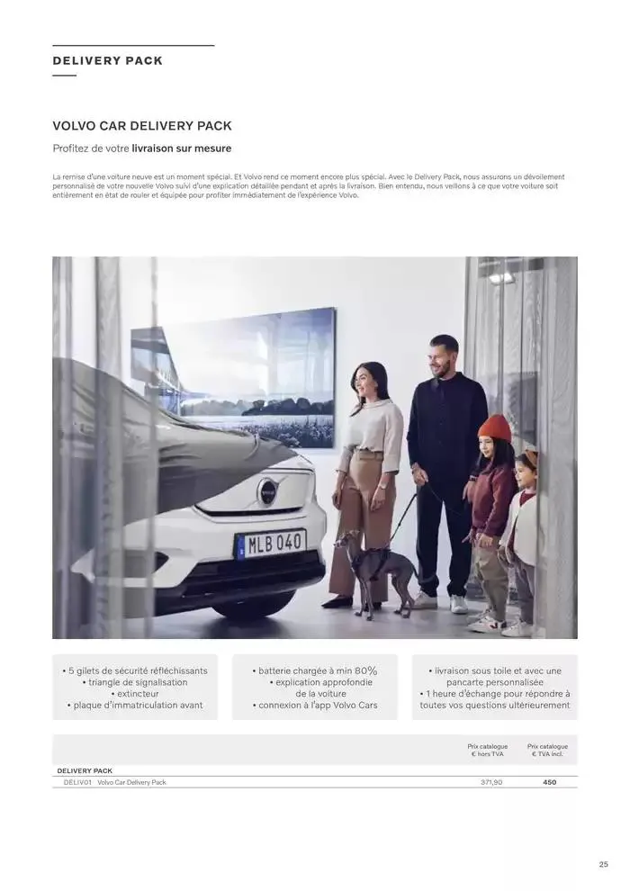 VOLVO EX40 FULLY ELECTRIC du 7 janvier au 31 décembre 2025 - Catalogue page 25