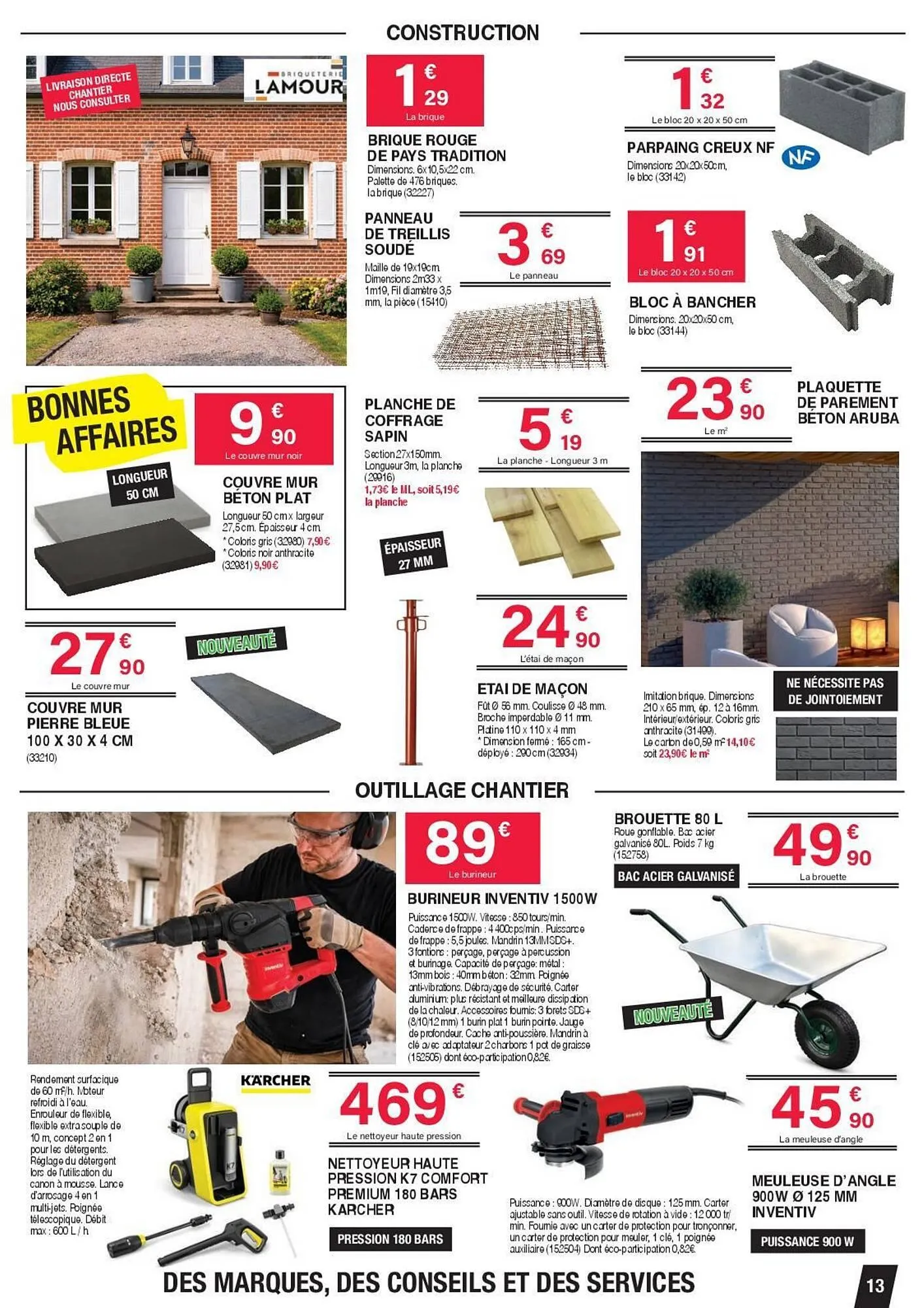 Catalogue Chretien Matériaux du 13 avril au 16 mai 2026 - Catalogue page 13