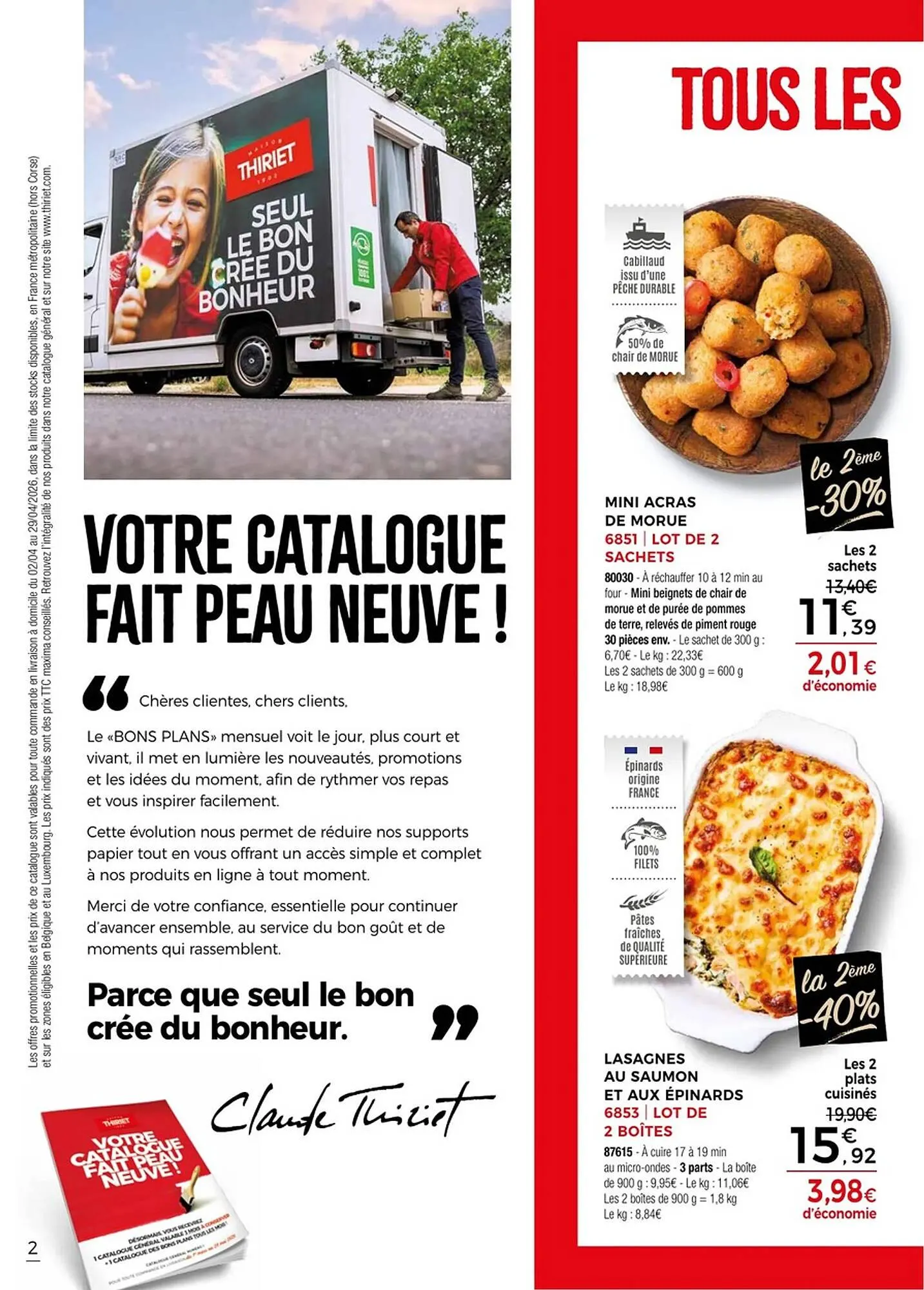 Catalogue Thiriet du 2 avril au 29 avril 2026 - Catalogue page 2