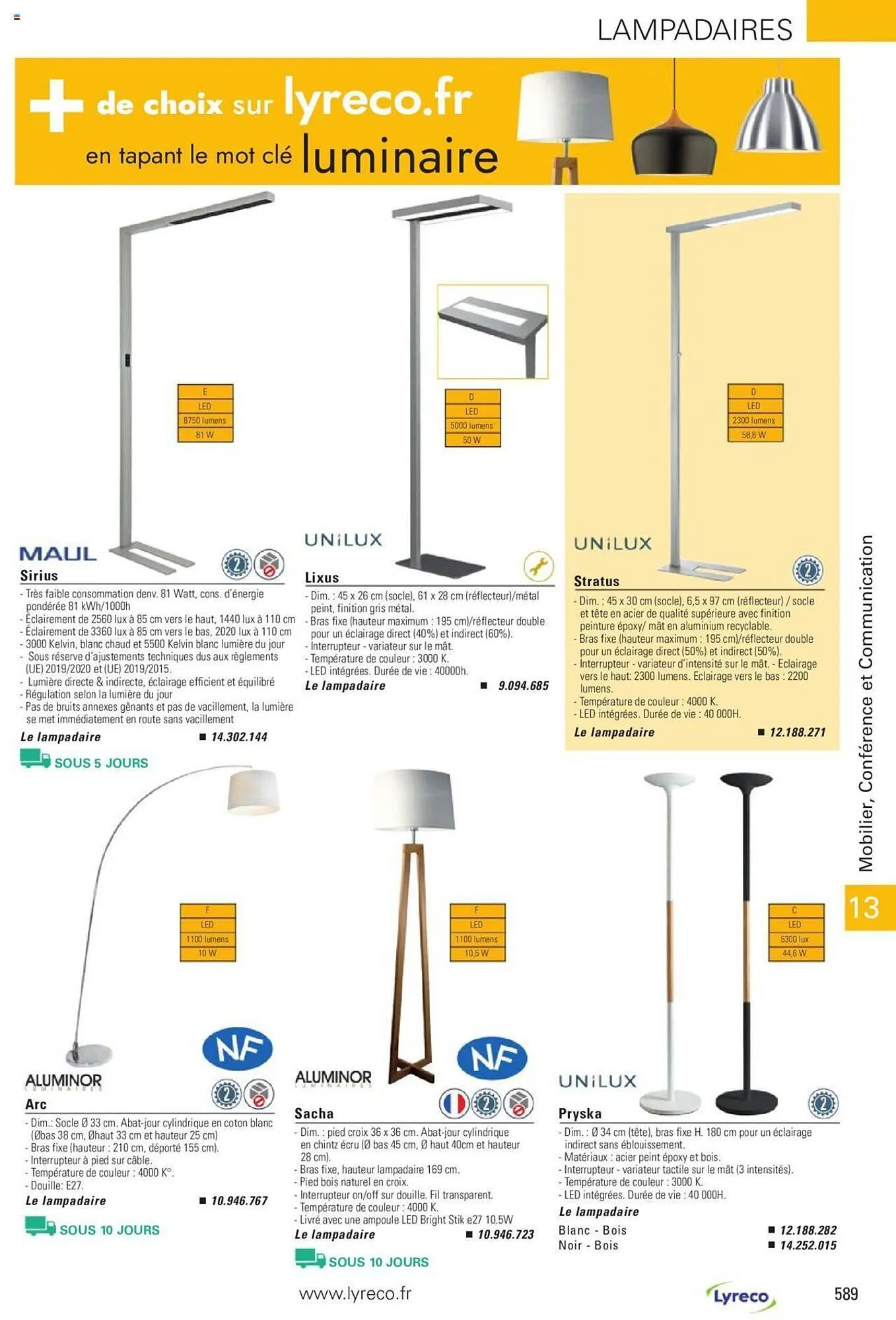 Catalogue Lyreco du 15 mai au 31 décembre 2023 - Catalogue page 589