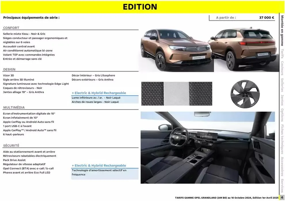 Opel Nouveau Grandland du 3 avril au 3 avril 2026 - Catalogue page 4