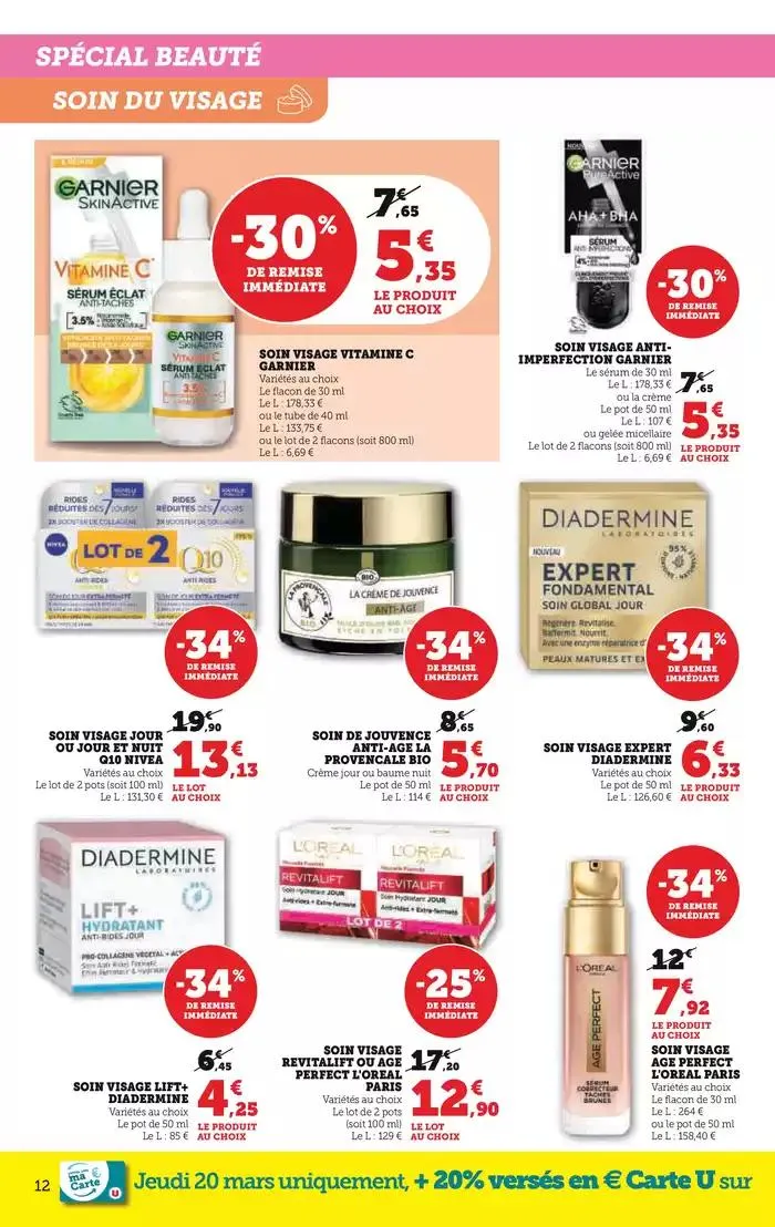 Spécial Beauté du 18 mars au 30 mars 2025 - Catalogue page 12
