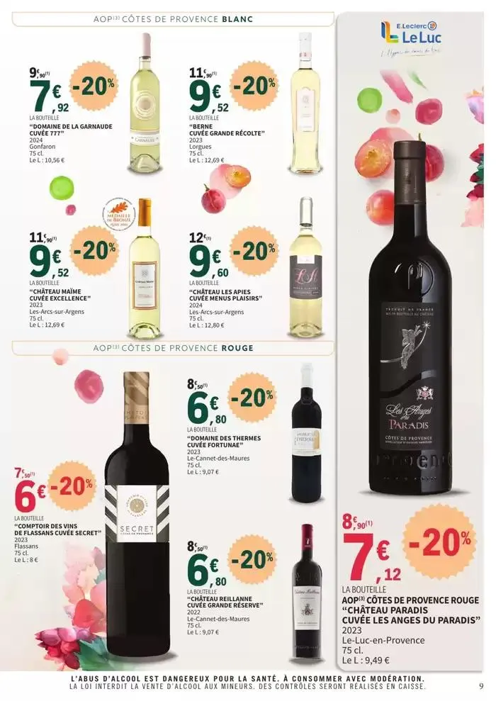 FOIRE AUX VINS DE PRINTEMPS du 20 mai au 7 juin 2025 - Catalogue page 9