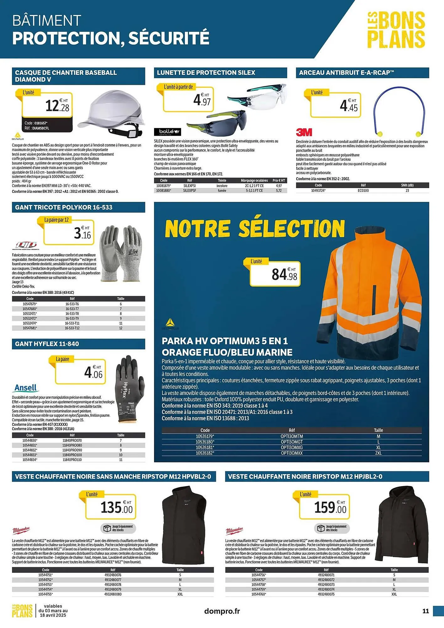 Catalogue DomPro du 3 mars au 18 avril 2025 - Catalogue page 11