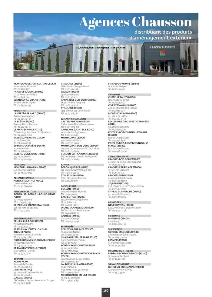 Aménagez votre extérieur SAISON 2025 du 1 janvier au 31 décembre 2025 - Catalogue page 162