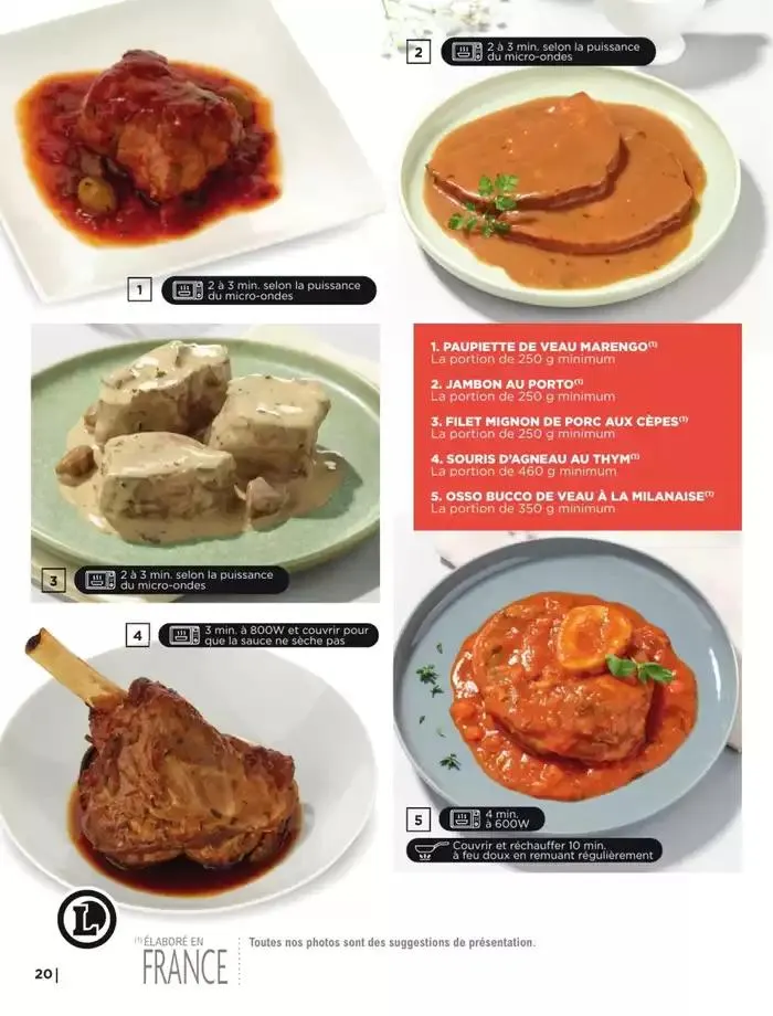 CARTE TRAITEUR PERMANENTE - MIXTE du 9 mai au 31 décembre 2025 - Catalogue page 20