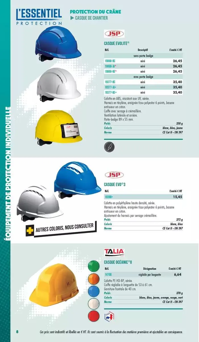 Essentiel Protection 2025 tarifé du 3 mars au 31 décembre 2025 - Catalogue page 10
