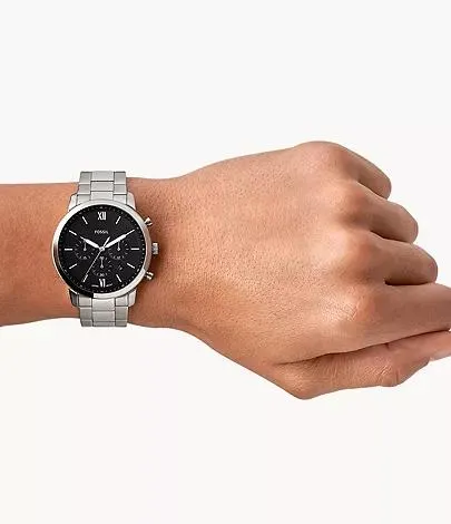 Montre Neutra chronographe en acier inoxydable