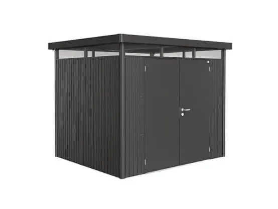 Abri de jardin métal double porte 6,46 m² Ep. 0,53 mm HighLine