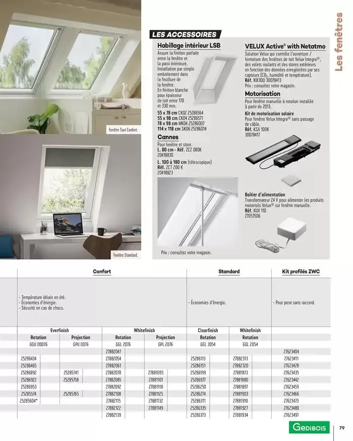 Menuiserie Extérieures 2025 du 1 janvier au 31 décembre 2025 - Catalogue page 79