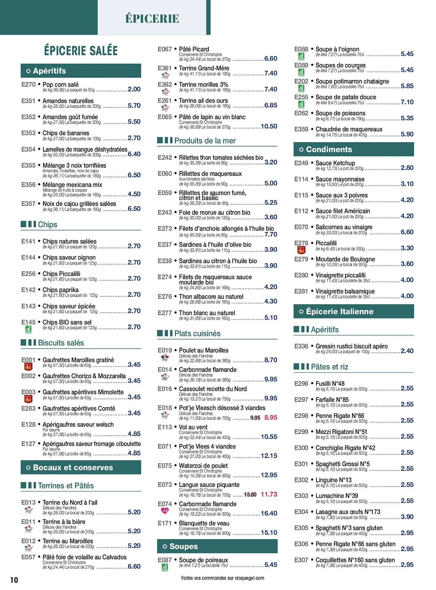 Catalogue Croque Gel du 28 octobre au 26 novembre 2023 - Catalogue page 10