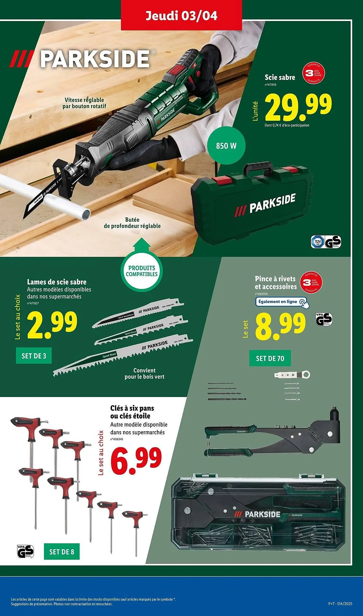 Catalogue Lidl du 31 mars au 3 avril 2025 - Catalogue page 25