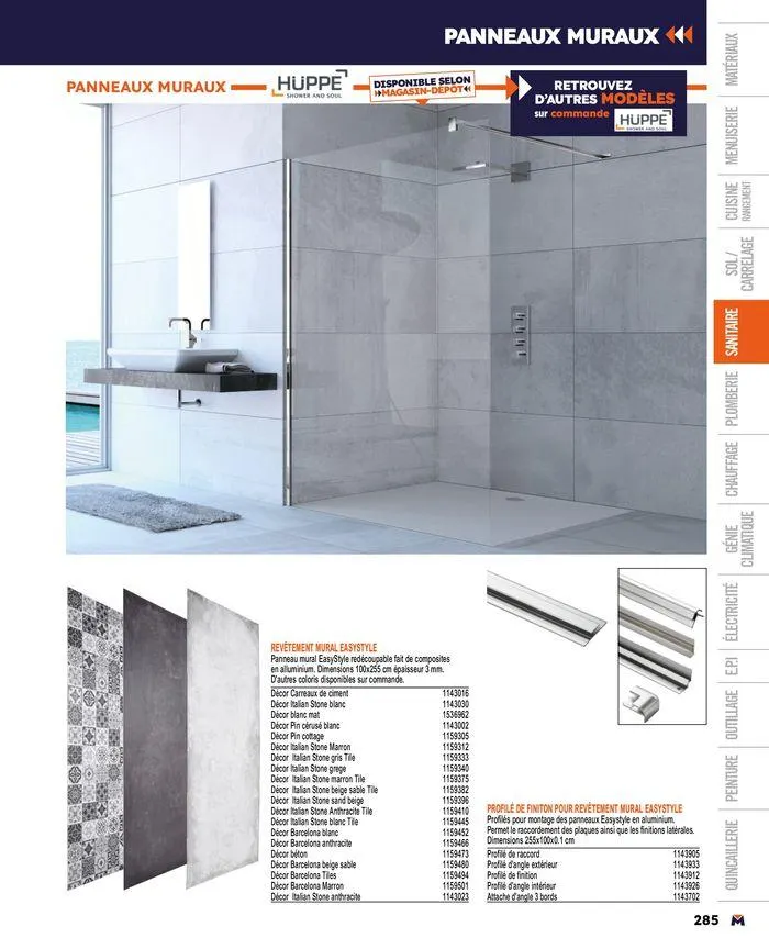 Guide produits 2024 du 15 mars au 31 décembre 2024 - Catalogue page 285