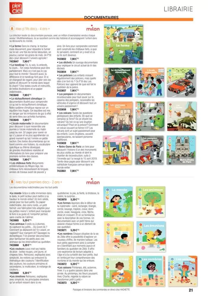 Écoles et loisirs 2025 du 1 janvier au 31 décembre 2025 - Catalogue page 21