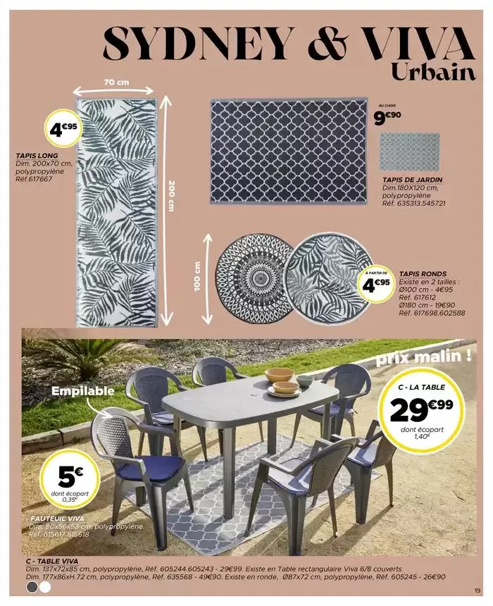 Collection Jardin et extérieur du 9 avril au 5 mai 2025 - Catalogue page 19