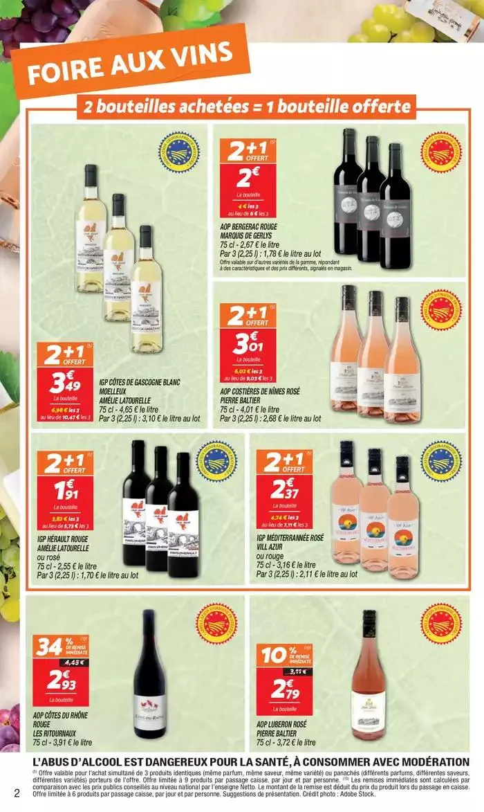 SEMAINE PROCHAINE : FOIRE AUX VINS du 22 avril au 28 avril 2025 - Catalogue page 2