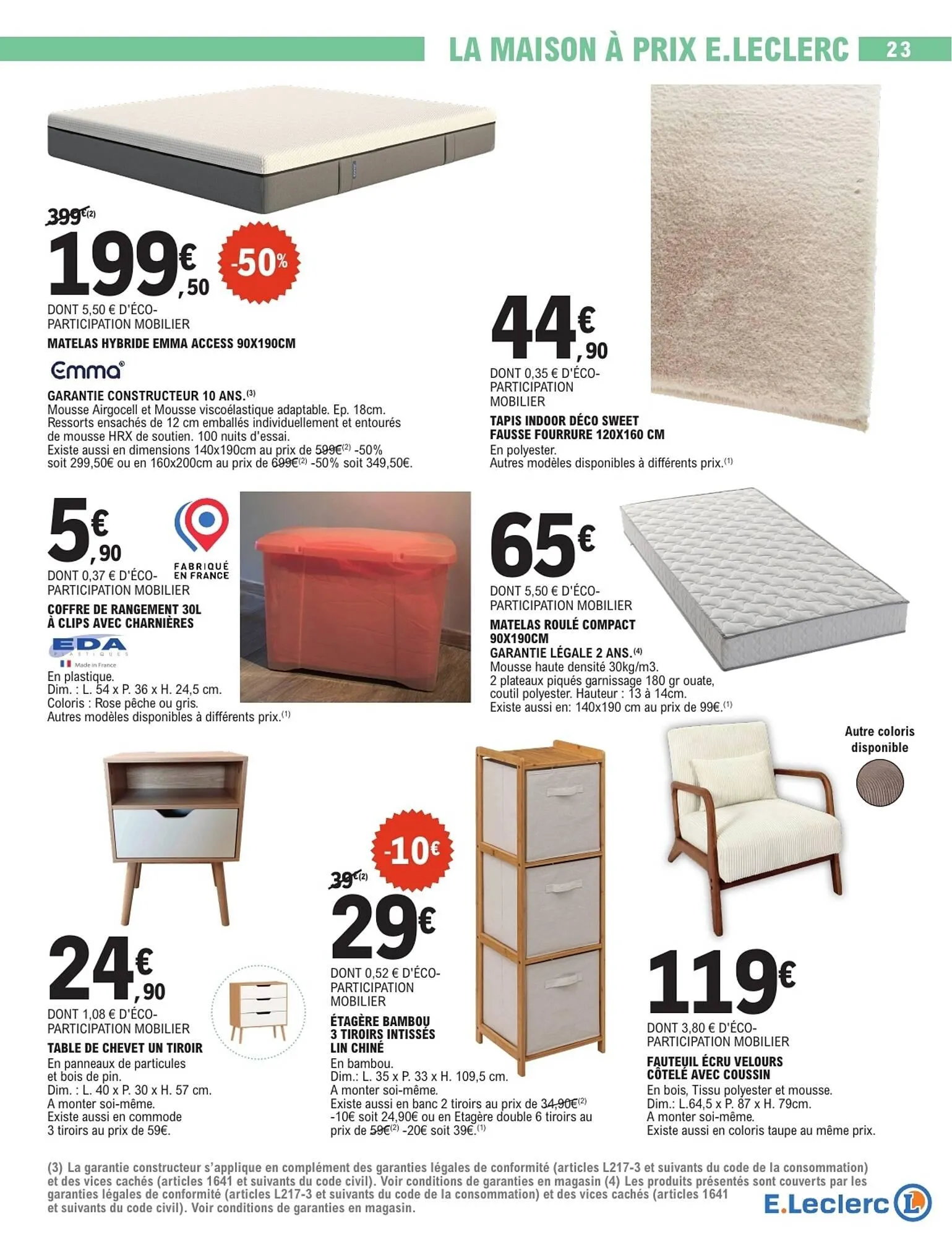 Catalogue E.Leclerc du 26 décembre au 10 janvier 2026 - Catalogue page 23