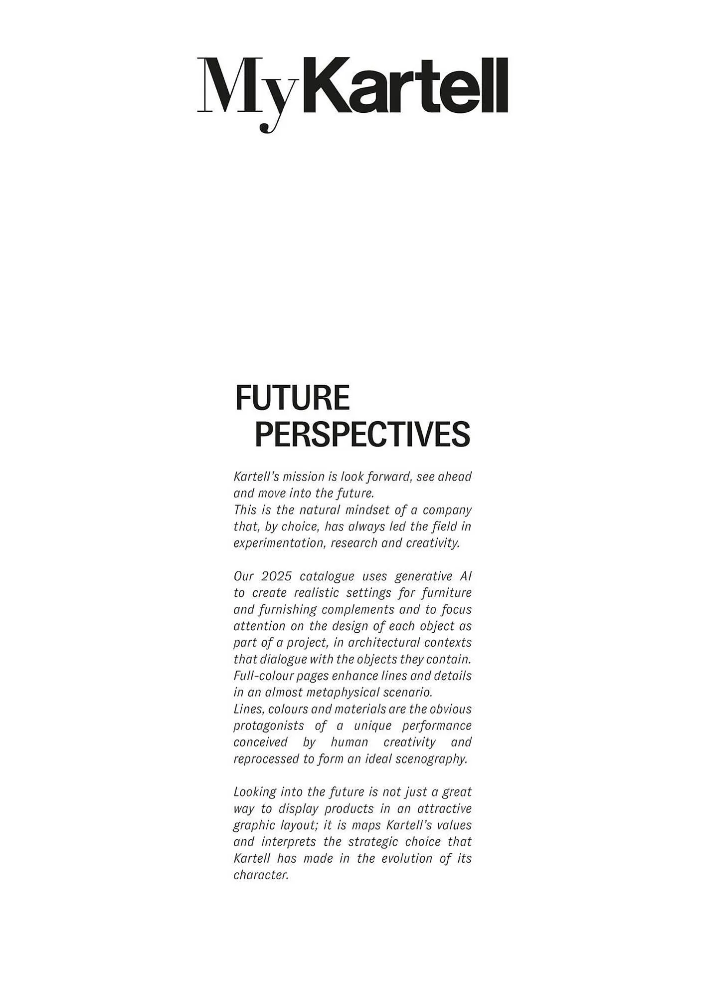Catalogue Kartell du 29 janvier au 31 décembre 2025 - Catalogue page 4