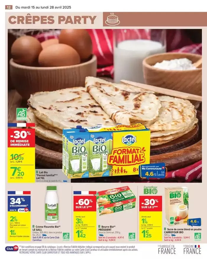 CRÊPES PARTY du 15 avril au 28 avril 2025 - Catalogue page 14