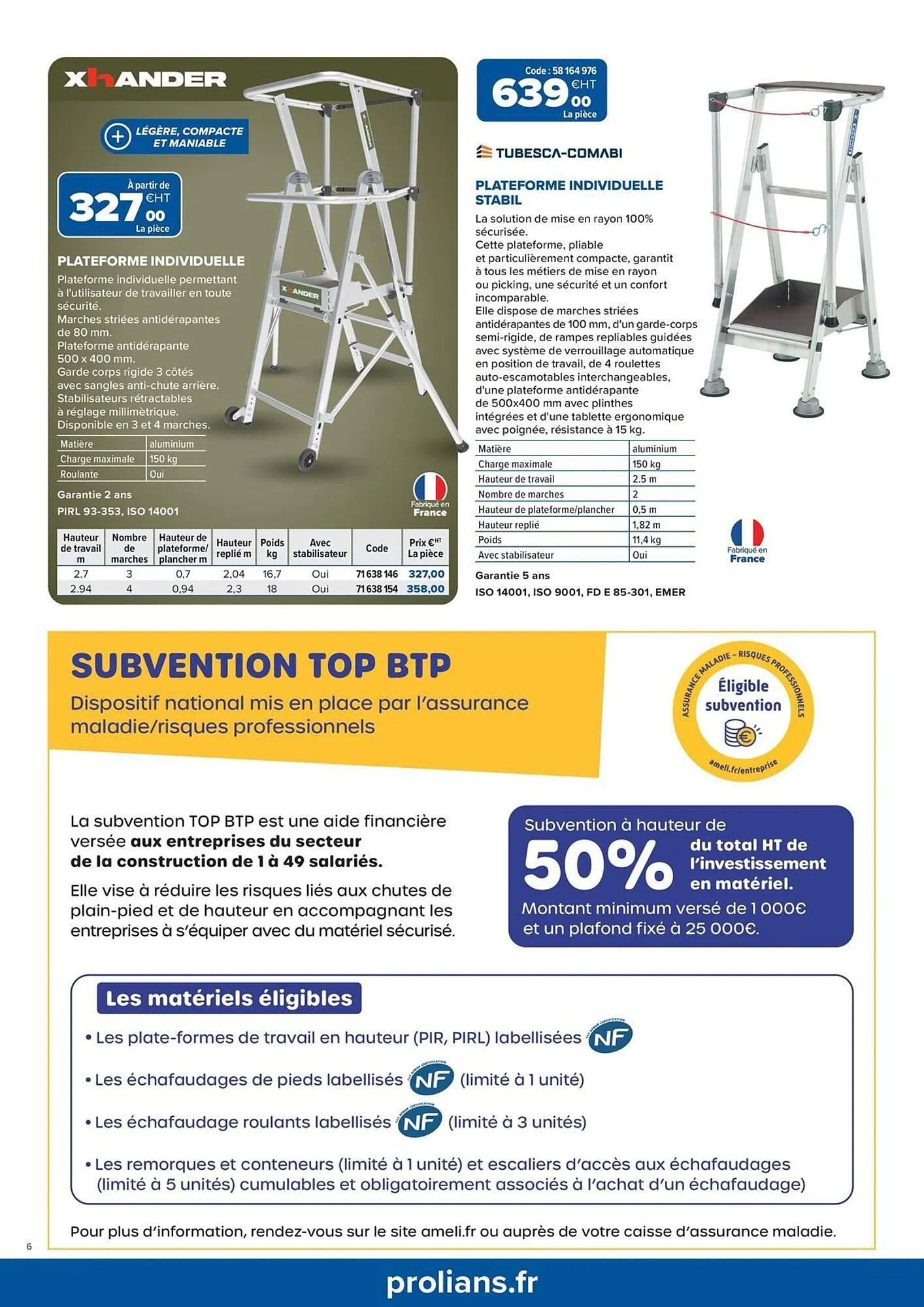 Catalogue Prolians du 29 octobre au 31 décembre 2025 - Catalogue page 6