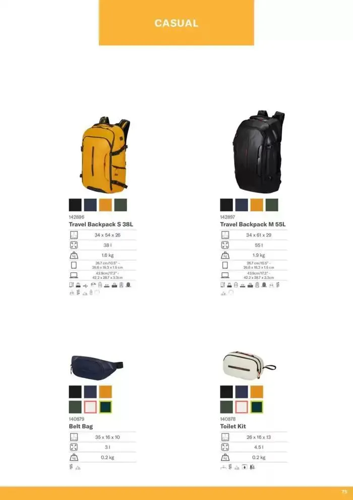 Samsonite Product catalogue 2025 du 23 décembre au 31 décembre 2025 - Catalogue page 162