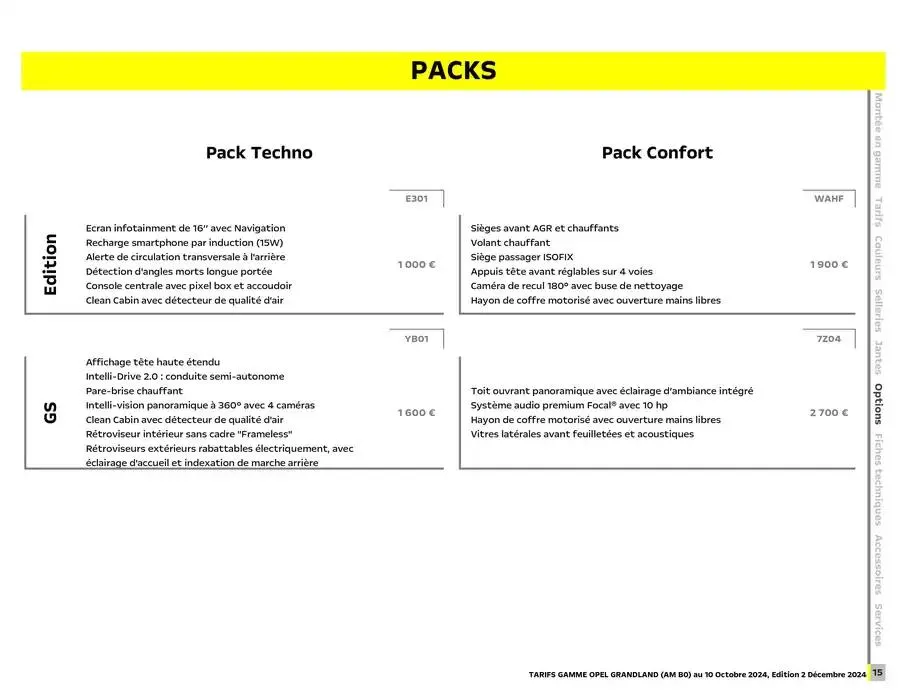Opel Nouveau Grandland du 17 décembre au 17 décembre 2025 - Catalogue page 12