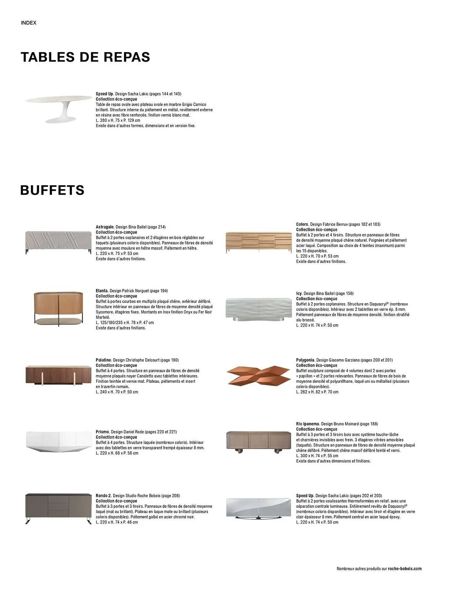 Catalogue Roche Bobois du 13 janvier au 31 décembre 2026 - Catalogue page 290